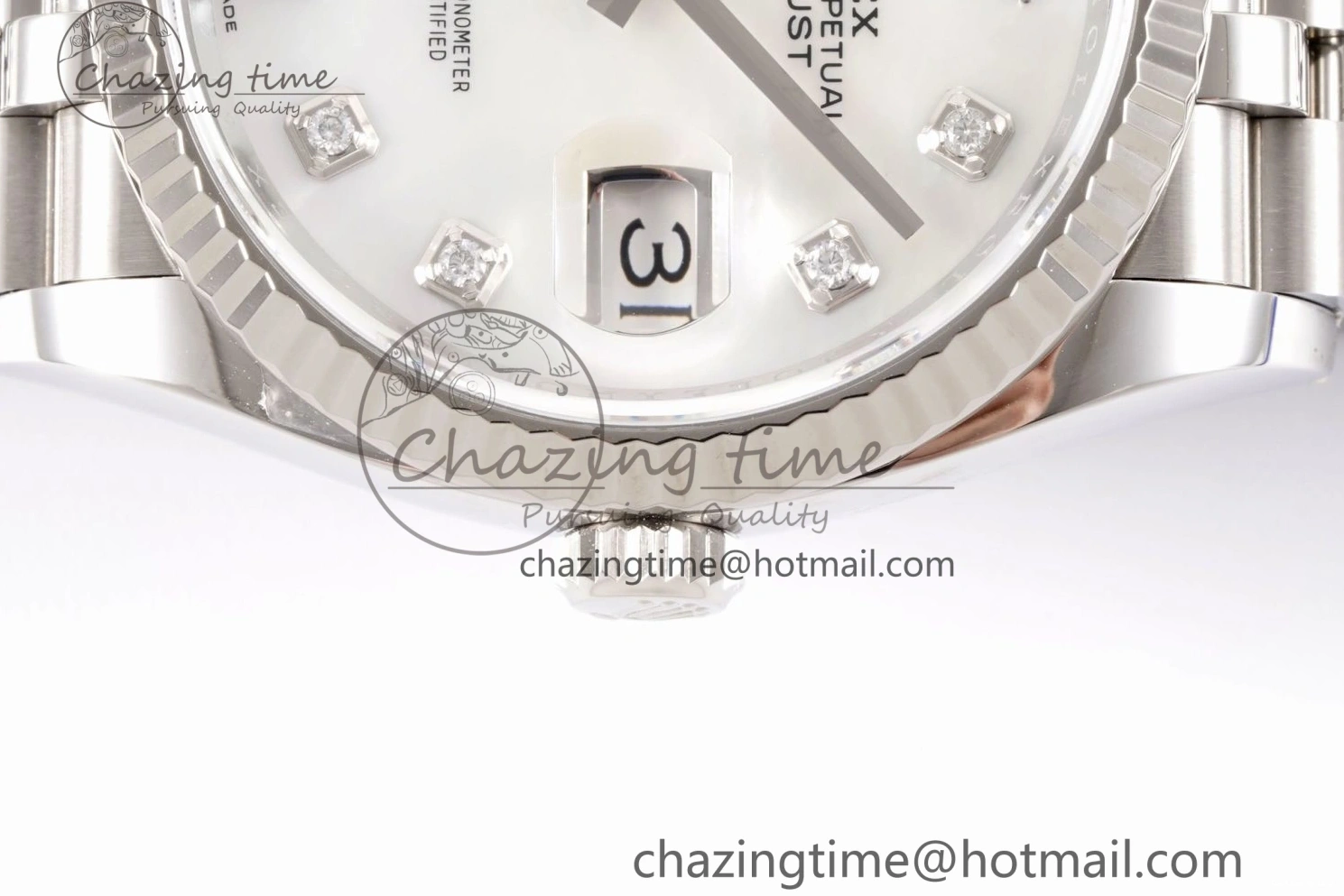 0419 DateJust 36 126234 Clean 1:1 Best Edition 904L Steel White MOP Diamonds Dial on Jubilee Bracelet VR Youthful 1992